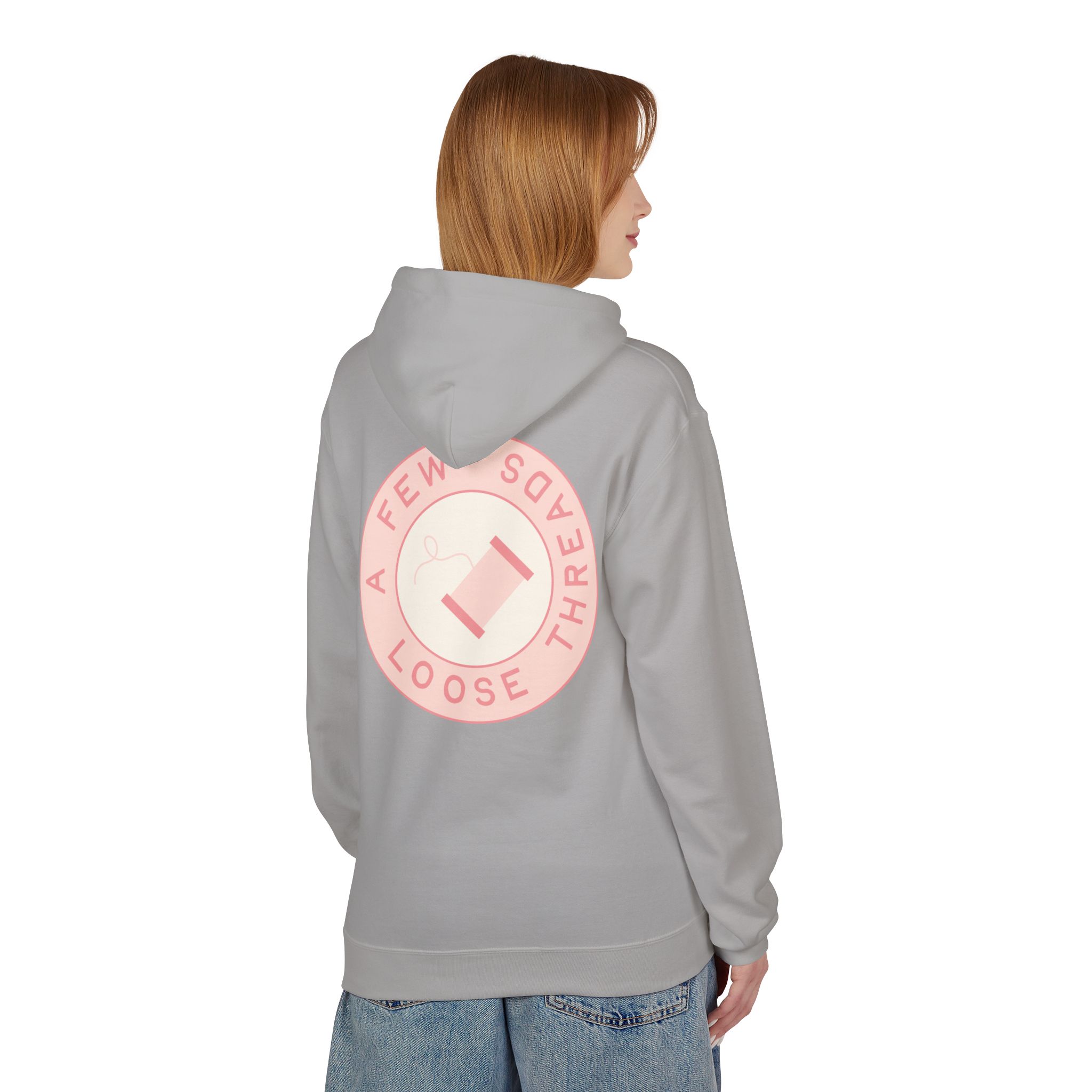 AFLT Front & Back Hoodie in Pink - Image 34