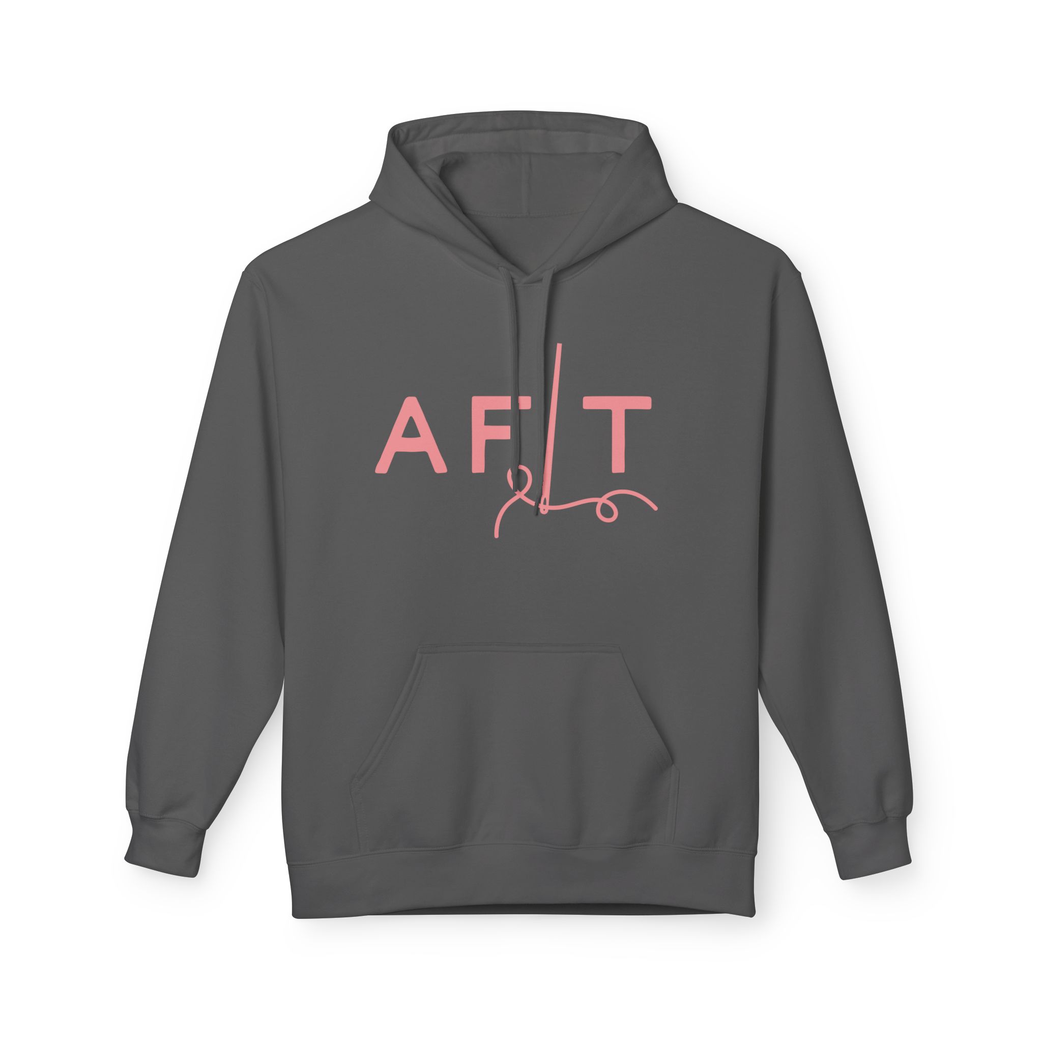 AFLT Front & Back Hoodie in Pink - Image 51