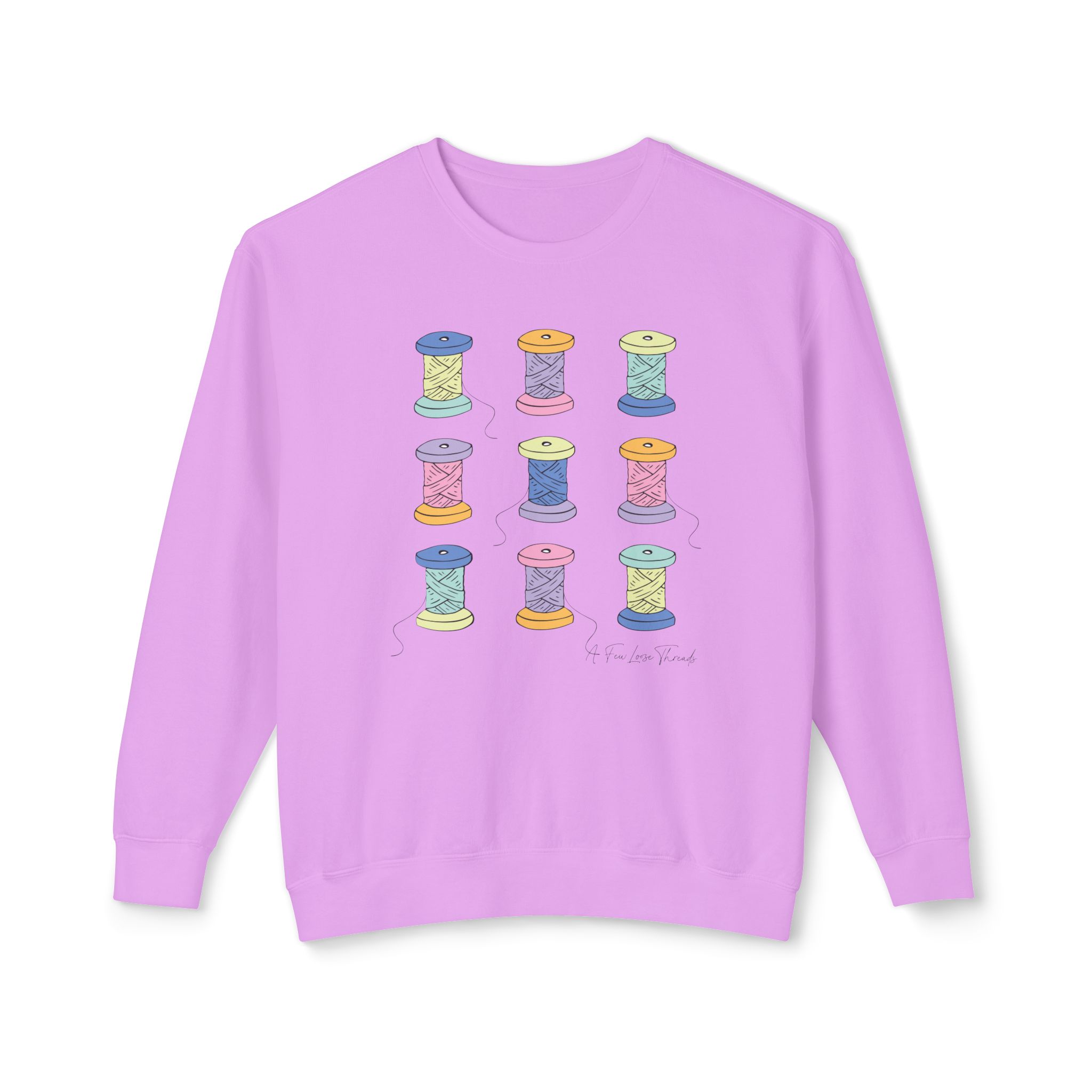 Colorful Spools Crewneck Sweatshirt - Image 10