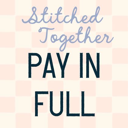 Stitched Together Sewing Retreat April 2026 - Paid in Full